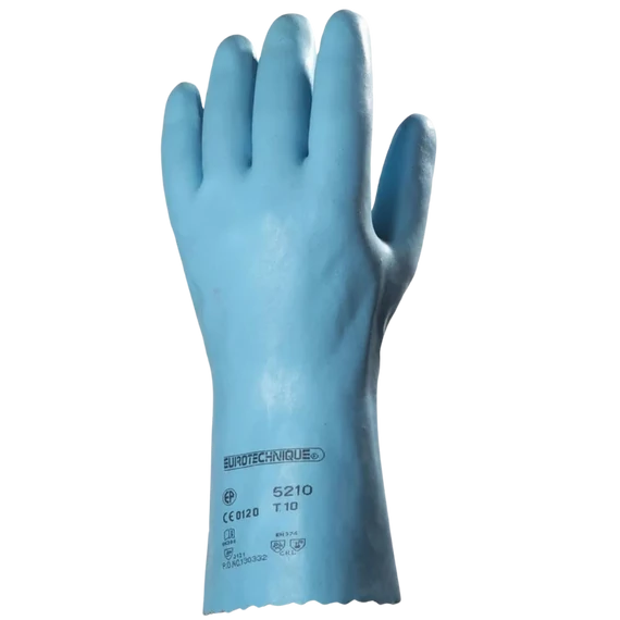 Gumikesztyű vegyszerálló latex méret: 9-es hossz 30 cm EP_520610 kék