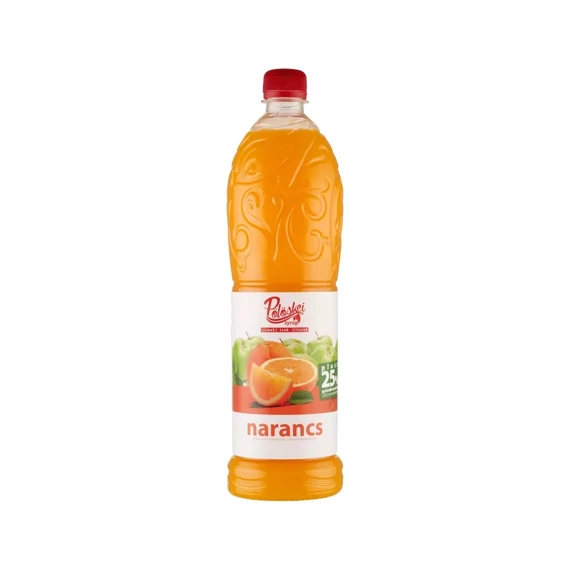 Gyümölcsszörp 1l, narancs Pölöskei