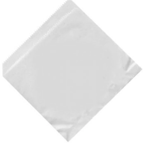 Hamburgeres tasak műanyag 15 x 15 cm 1000 db/csomag fehér