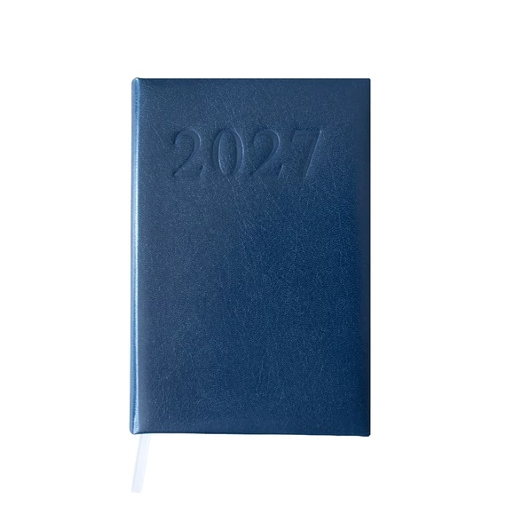 Határidőnapló agenda Standard A/5, napi, fehér lapokkal (kék) 2027. Bluering®