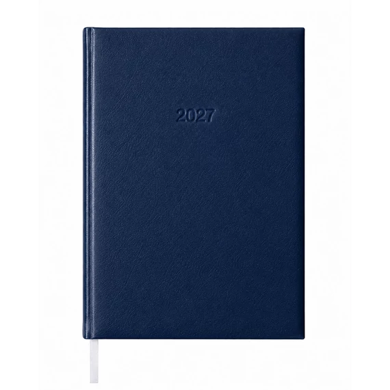 Határidőnapló agenda Standard B/5, heti fehér lapokkal kék Bluering® 2027.