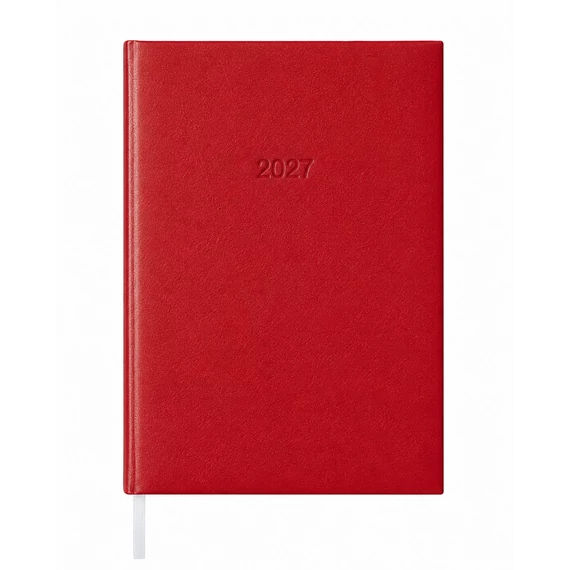 Határidőnapló agenda Standard B/5, napi fehér lapokkal bordó Bluering® 2027.