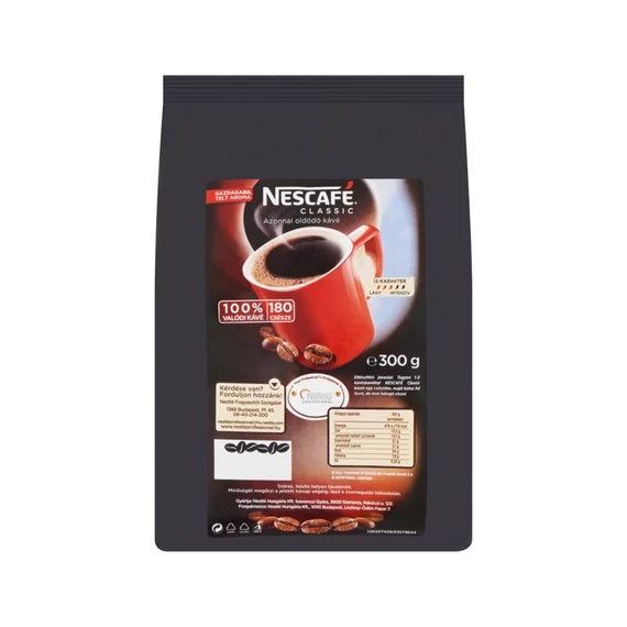 Kávé Instant 300g utántöltő Nescafé Classic