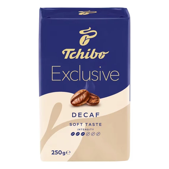 Kávé őrölt, 250g, Tchibo E x clusive Decaf 