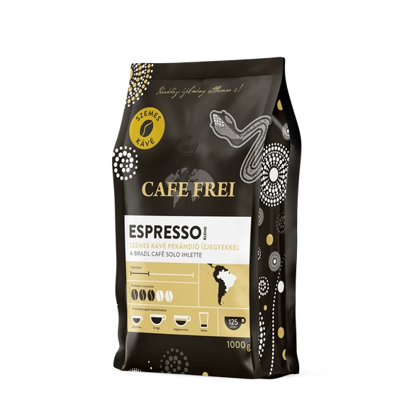 Kávé szemes, 1000g, Cafe Frei Espresso, pekándiós