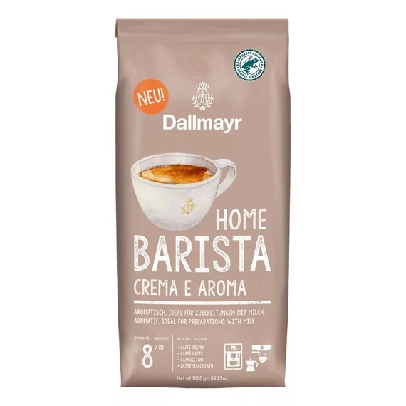 Kávé szemes, 1000g, Dallmayr Home Barista Crema E Aroma 
