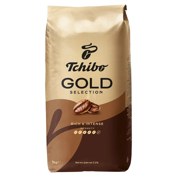 Kávé szemes, 1000g, Tchibo Gold Selection 