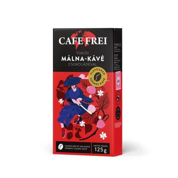 Kávé szemes, 125g, Cafe Frei Tokiói csokoládés-málna