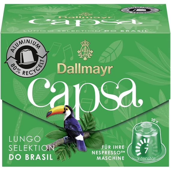 Kávékapszula, Dallmayr Nespresso Crema d Oro Brasil 10db kapszula
