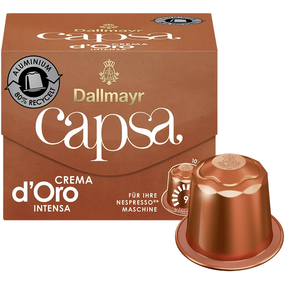 Kávékapszula, Dallmayr Nespresso Crema d Oro Intensa 10db kapszula