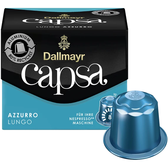 Kávékapszula, Dallmayr Nespresso Lungo Azzurro 10db kapszula