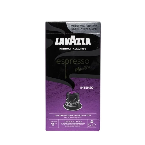 Kávékapszula, Lavazza Nespresso Espresso Maestro Intenso Aluminium 10db kapszula