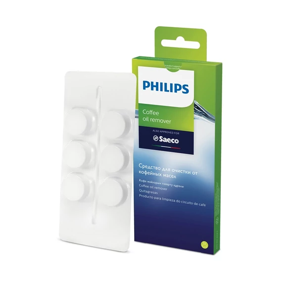 Kávéolaj eltávolító tabletta 6 x 1,6 g Philips Saeco CA6704/10