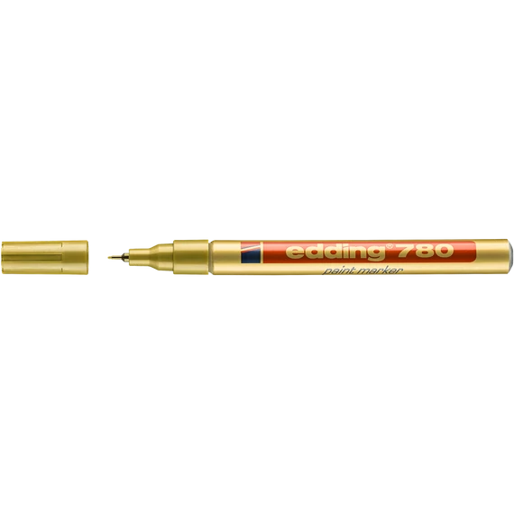 Lakkmarker 0,8mm, kerek Edding 780 arany