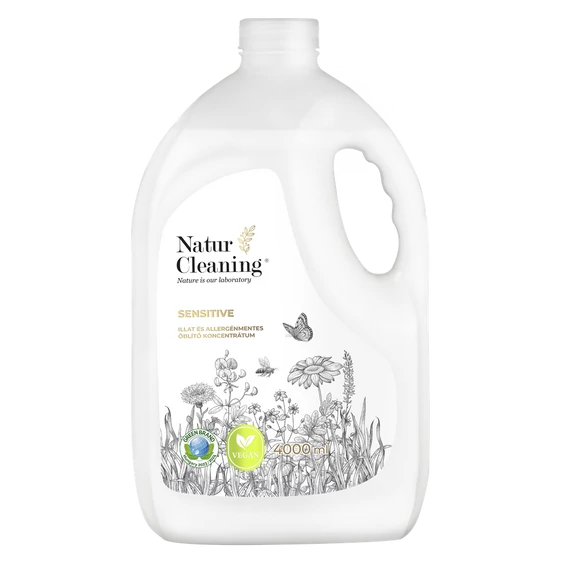 Öblítő koncentrátum  Illat- és allergénmentes 4 liter Naturcleaning
