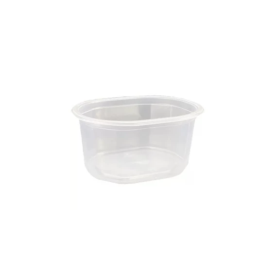 Oktogon tálka alj/kocsonyástál műanyag 375 ml 100 db/csomag
