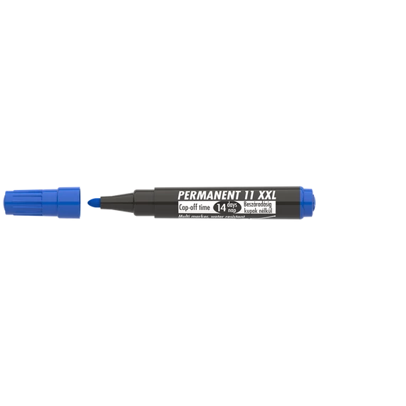 Alkoholos marker 3mm, kerek Ico 11XXL kék