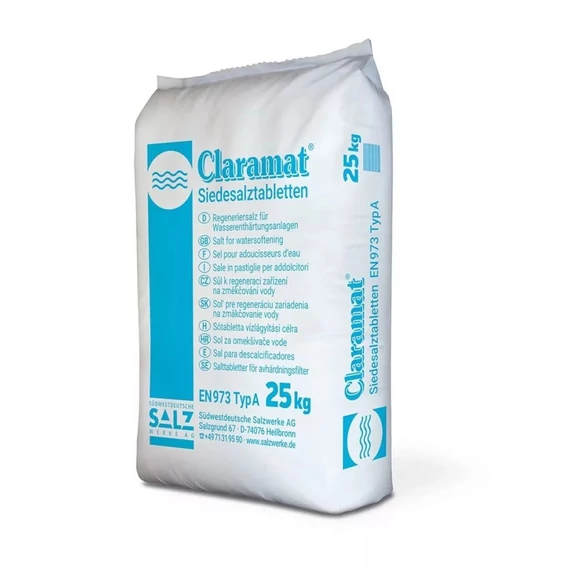 Regeneráló só 25 kg Claramat/Purauqa