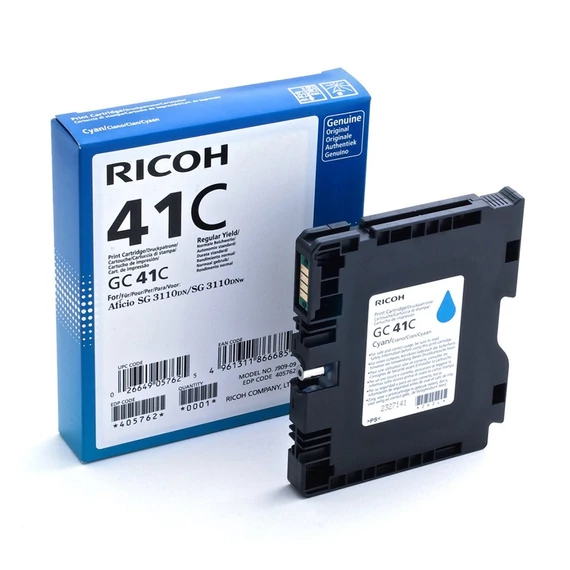 Ricoh  GC41 tintapatron cyan ORIGINAL 2,2K 