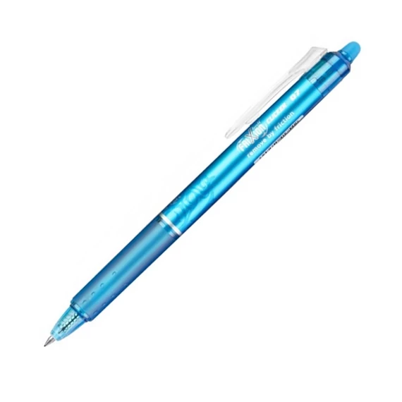 Rollertoll 0,7mm, törölhető Pilot Frixion Clicker, írásszín világoskék