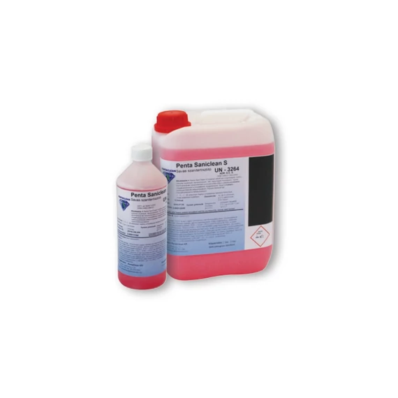 Szanitertisztító  5 liter szerves savas Penta Saniclean S