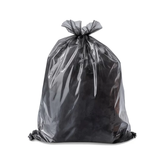 Szemeteszsák 40 liter 55 x 62 cm erősített 20 db/tekercs fekete