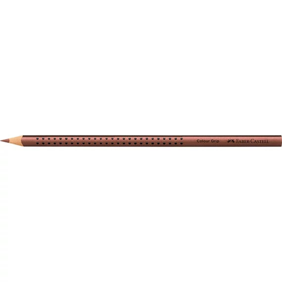 Színes ceruza háromszögletű GRIP Faber-Castell csokoládébarna