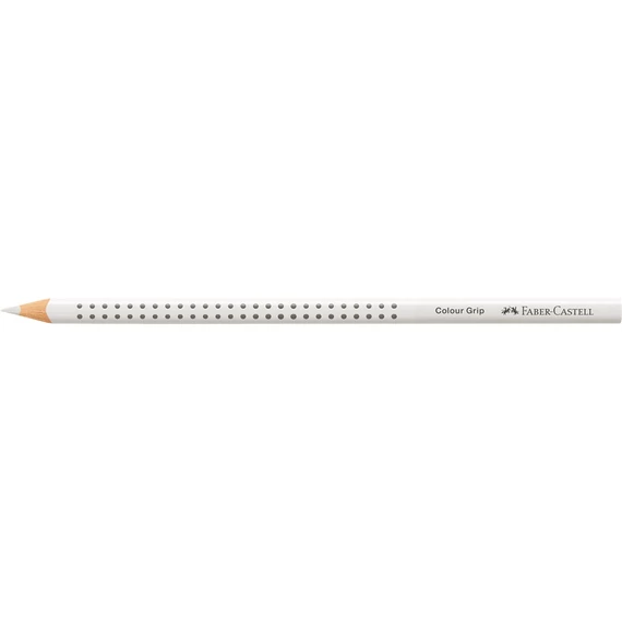Színes ceruza háromszögletű GRIP Faber-Castell fehér