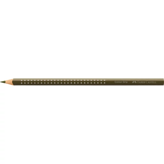 Színes ceruza háromszögletű GRIP Faber-Castell olivazöld