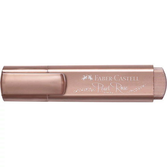 Szövegkiemelő 1-5mm vágott hegyű Faber-Castell 46 metál gyöngyház rózsaszín