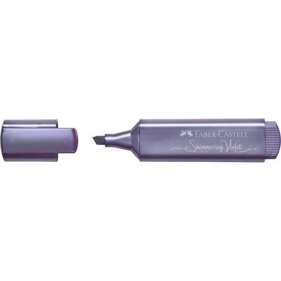 Szövegkiemelő 1-5mm vágott hegyű Faber-Castell 46 metál lila 