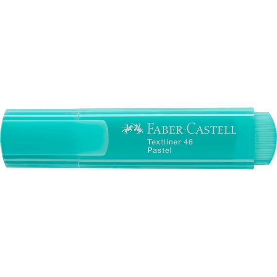 Szövegkiemelő 1-5mm vágott hegyű Faber-Castell 46 pasztell türkiz 