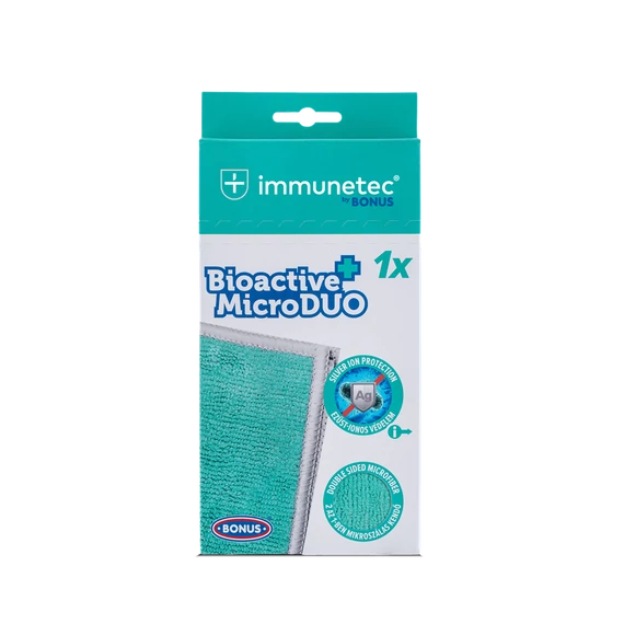 Törlőkendő mikroszálas Immunetec by BONUS Bioactive MicroDUO_B643