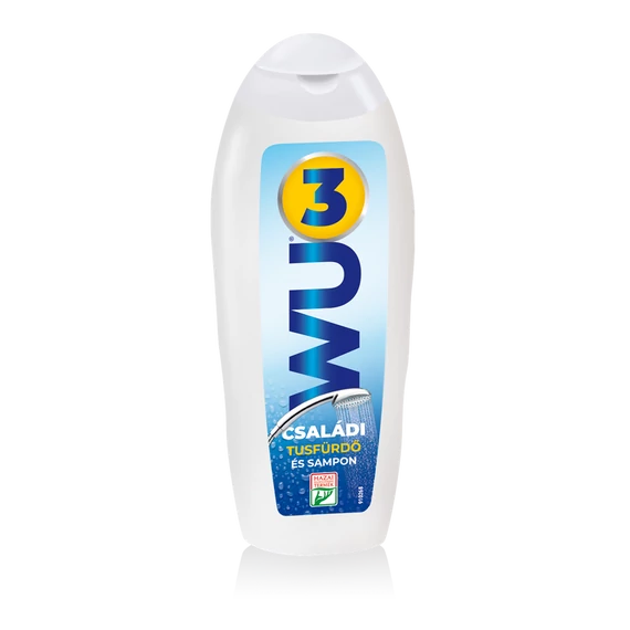 Tusfürdő és sampon 280 ml családi púder illat WU3