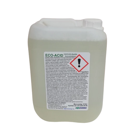 Vízkőoldó 5 liter citromsavas környezetbarát Eco-Acid