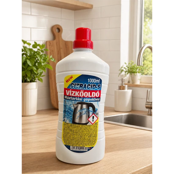 Vízkőoldó háztartási gépekhez 1 liter CITRACID-S