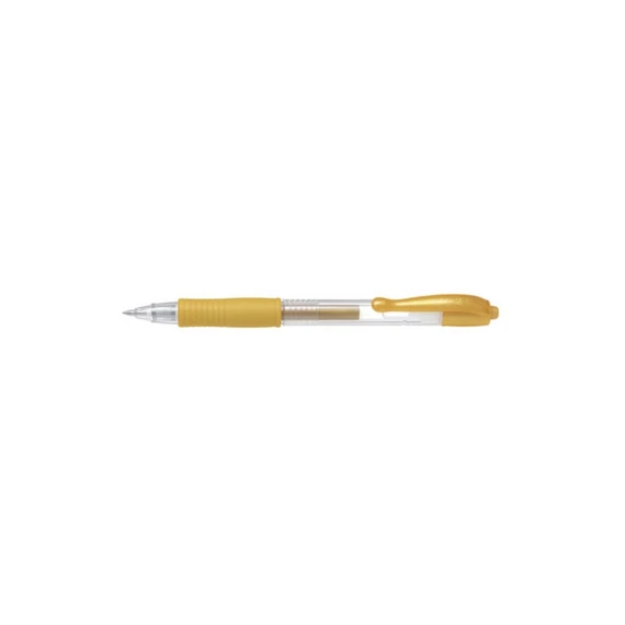 Zseléstoll 0,7mm, nyomógombos Pilot G-2, írásszín arany