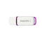 Pendrive 64Gb. USB 2.0 Philips Snow Edition fehér-lila