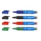 Táblamarker 3mm, kerek, cserélhető betétes, Bluering®, 4 klf. szín