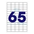 Kép 1/4 - Etikett címke, 38,1x21,2mm, 100 lap, 65 címke/lap Bluering®