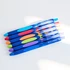 Kép 2/4 - Golyóstoll nyomógombos gumírozott vegyes test, Bluering® F20, írásszín kék