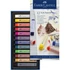 Kép 2/2 - Porpasztell kréta készlet puha CREATIVE STUDIO Faber-Castell 12klf.szín