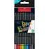 Kép 2/2 - Színes ceruza készlet háromszögletű BLACK EDITION Faber-Castell fekete test 12klf. szín