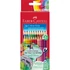 Kép 2/2 - Színes ceruza készlet háromszögletű GRIP Faber-Castell  24klf. szín