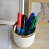 Kép 4/5 - Táblamarker 3mm, kerek, cserélhető betétes, Bluering®, 4 klf. szín