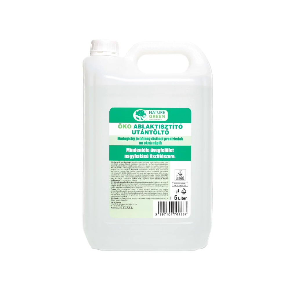 Ablaktisztító 5 liter Nature green öko