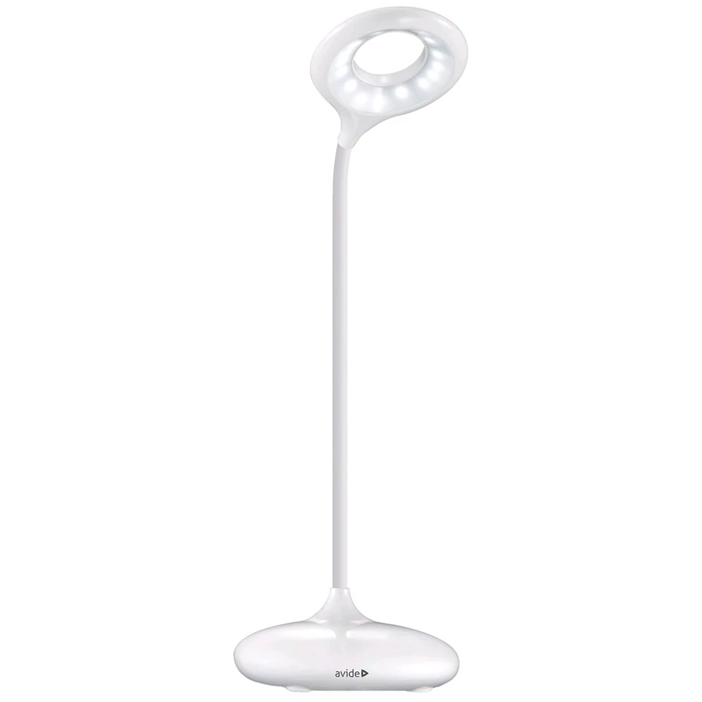 Asztali LED lámpa, Minimal, 4W, 4000K, AVIDE, fehér