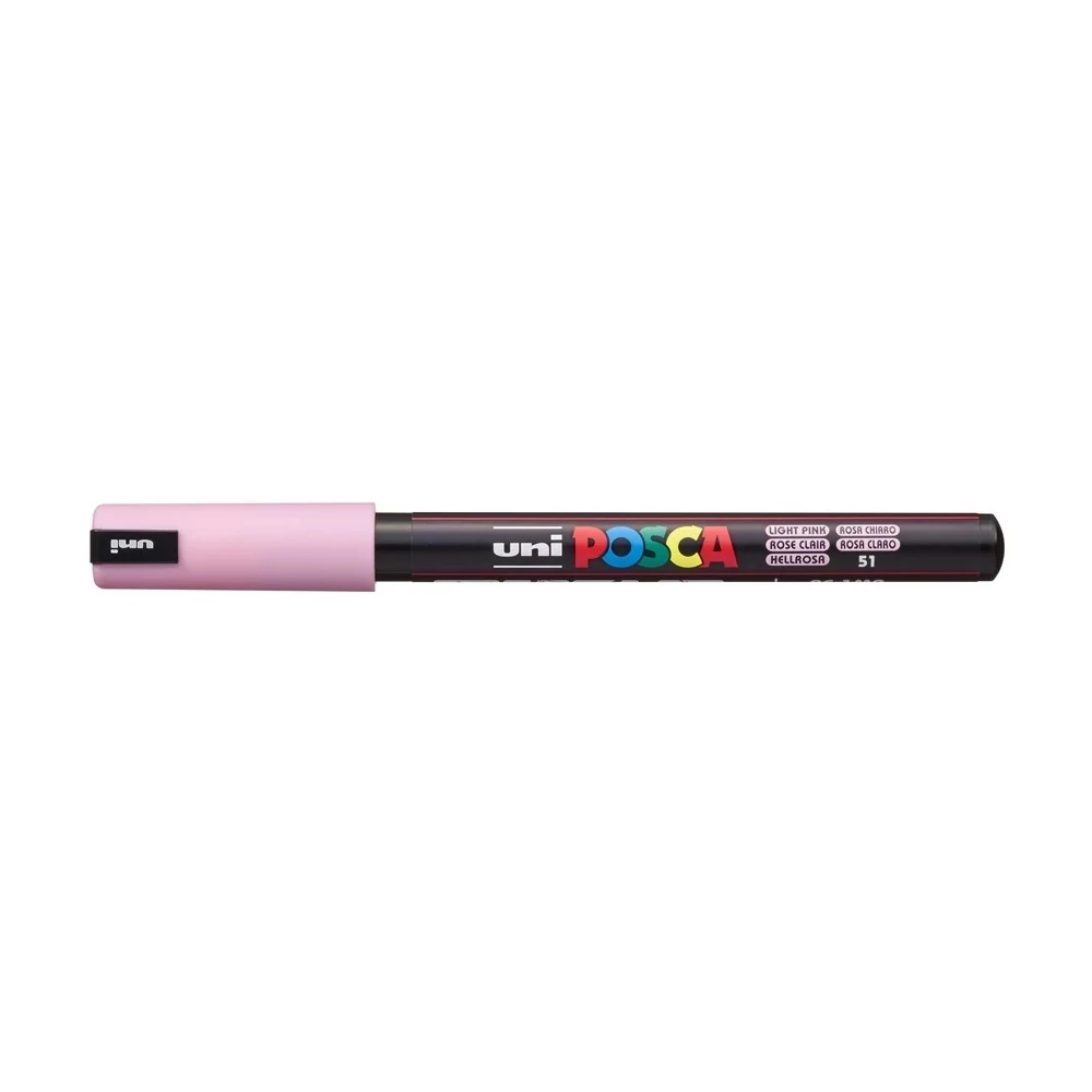 Dekormarker 0,7mm, Uni-Posca PC-1MR világos rózsaszín