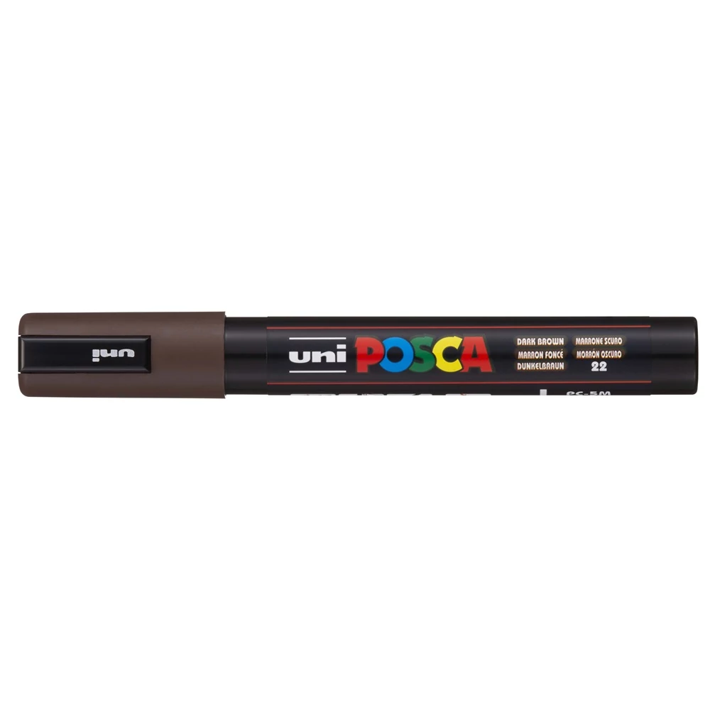 Dekormarker 1,8-2,5mm, Uni Posca PC-5M sötétbarna