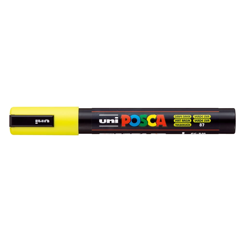 Dekormarker 1,8-2,5mm, Uni Posca PC-5M szőlőzöld